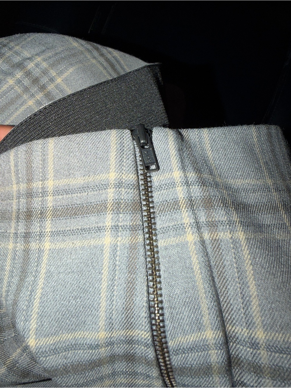 Nine West Gray Plaid Dress Pants - Picture 5 of 5